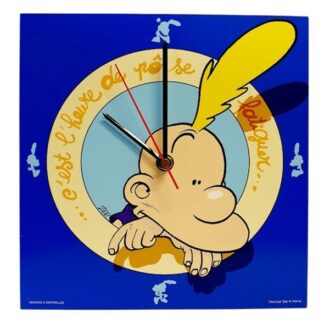 505-0025 WALL CLOCK TITEUF Demons et Merveilles