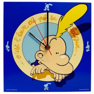 505-0025 WALL CLOCK TITEUF Demons et Merveilles